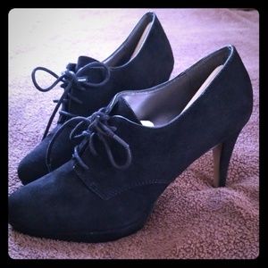 Adrienne Vittadini Pinehurst Suede Booties